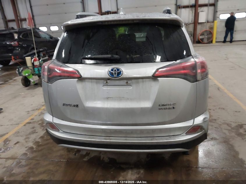 2016 Toyota Rav4 Hybrid Limited VIN: JTMDJREV8GD004338 Lot: 43969305