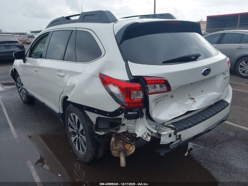 2015 Subaru Outback 2.5I Limited VIN: 4S4BSBNC3F3312947 Lot: 43969348