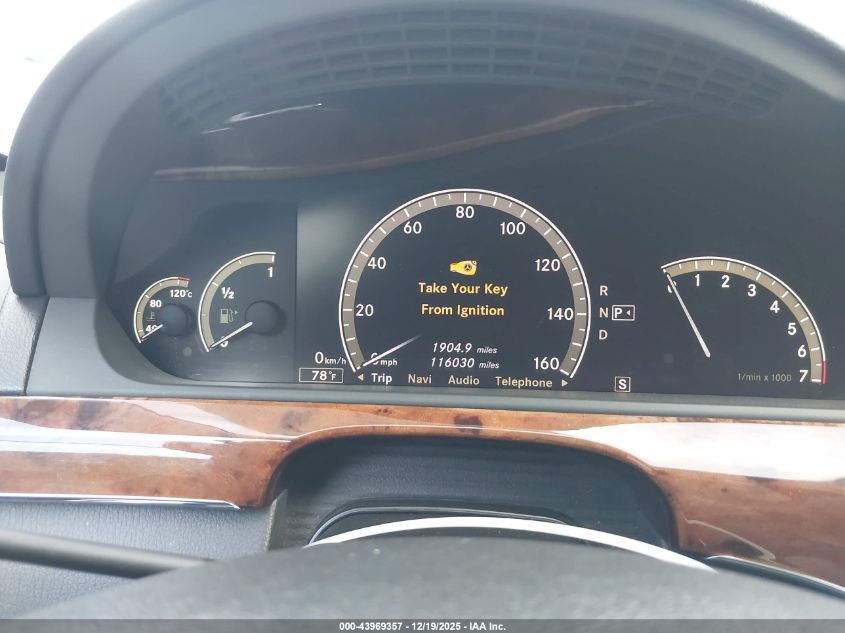 2008 Mercedes-Benz S 550 VIN: WDDNG71X88A184654 Lot: 43969357