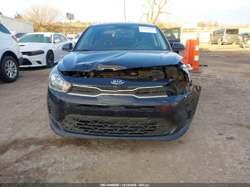 2021 Kia Rio Lx VIN: 3KPA24ADXME381845 Lot: 43969360