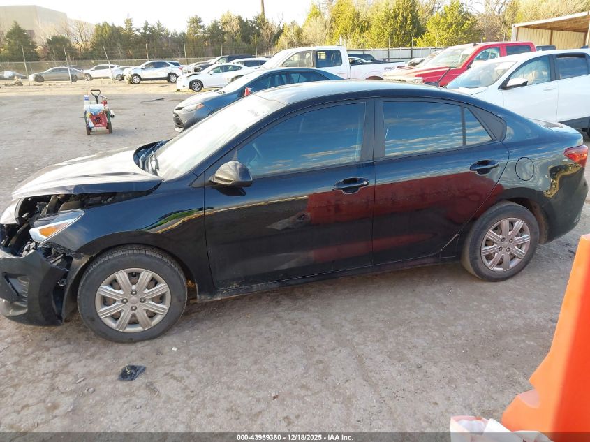 2021 Kia Rio Lx VIN: 3KPA24ADXME381845 Lot: 43969360