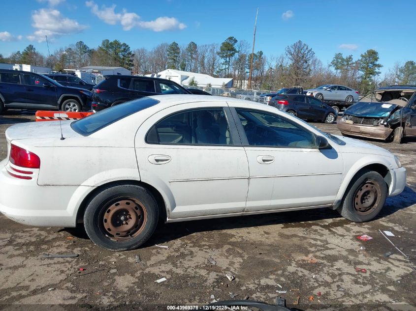 2005 Dodge Stratus Sxt VIN: 1B3EL46X05N601445 Lot: 43969378