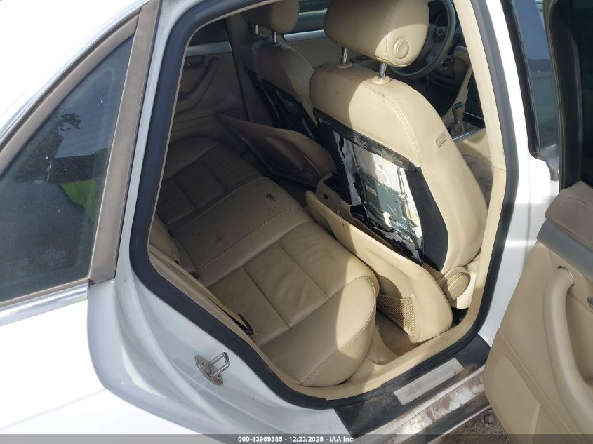 2007 Audi A4 2.0T VIN: WAUAF78EX7A073759 Lot: 43969385