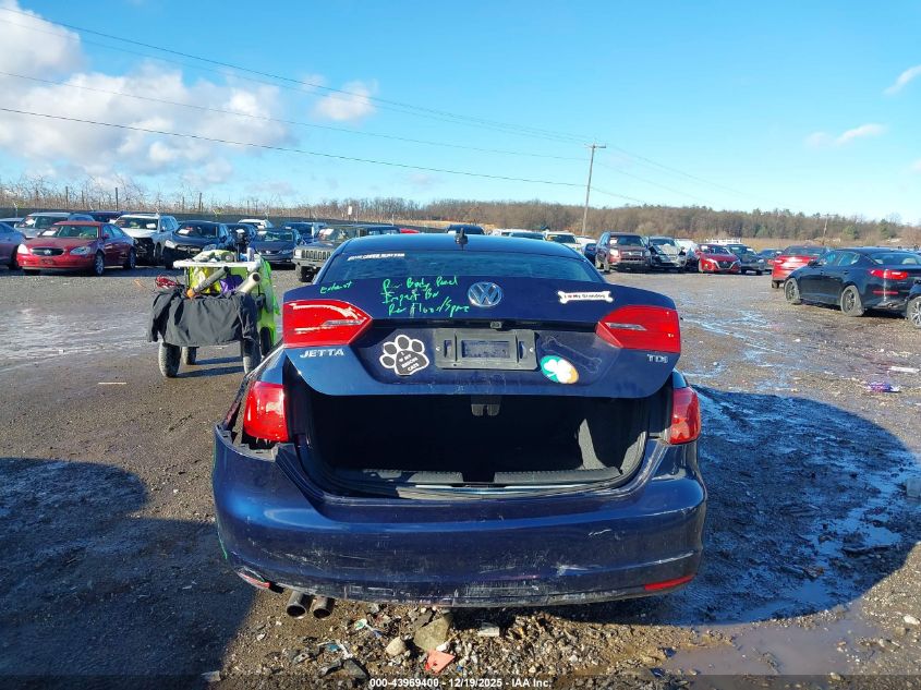 2014 Volkswagen Jetta 2.0L Tdi VIN: 3VWLL7AJ4EM438526 Lot: 43969400