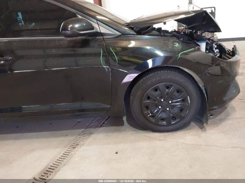 2022 Hyundai Accent Se VIN: 3KPC24A63NE186360 Lot: 43969403