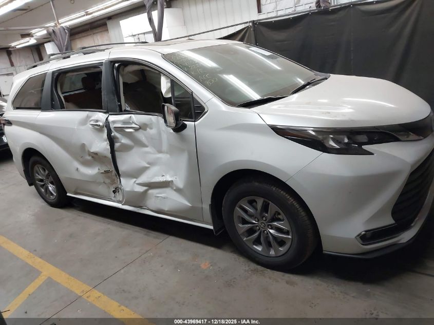 2024 Toyota Sienna Xle VIN: 5TDYRKEC7RS222178 Lot: 43969417