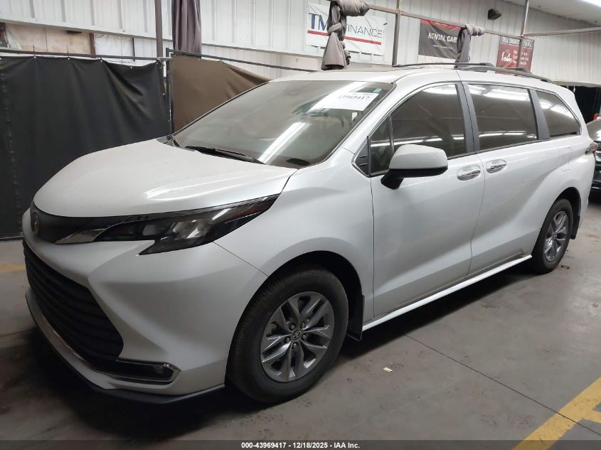 2024 Toyota Sienna Xle VIN: 5TDYRKEC7RS222178 Lot: 43969417