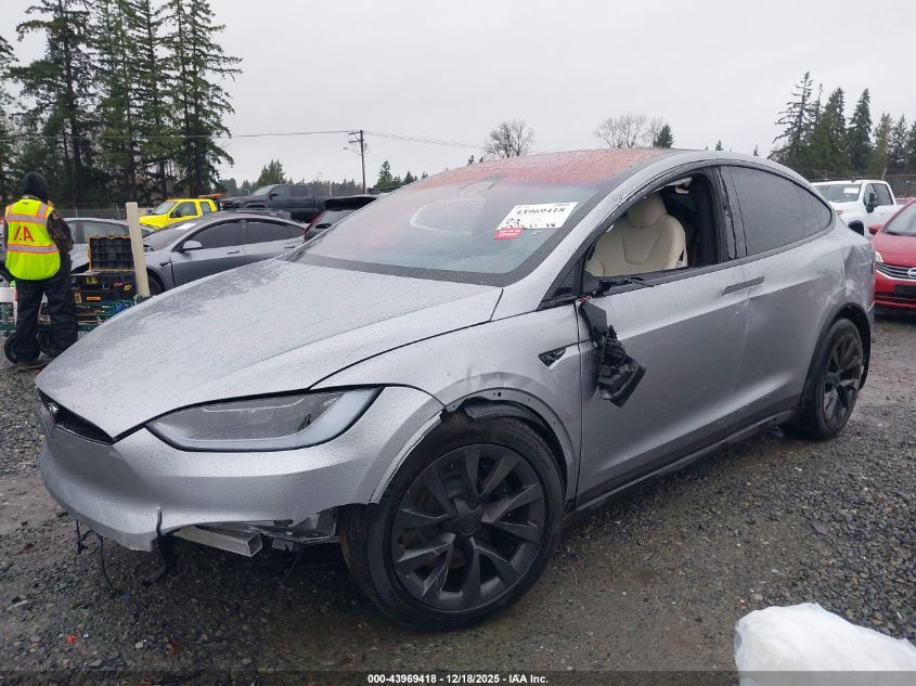 2024 Tesla Model X Long Range VIN: 7SAXCAE58RF452490 Lot: 43969418