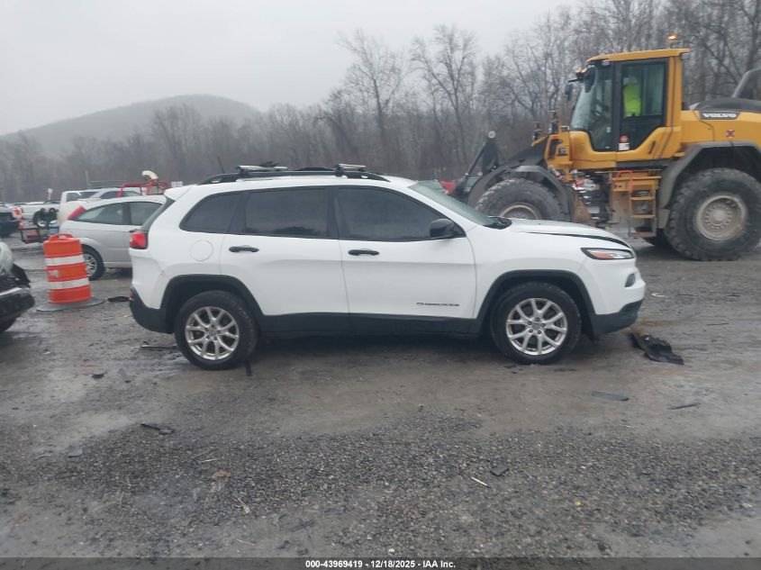 2017 Jeep Cherokee Sport Fwd VIN: 1C4PJLAB7HW549135 Lot: 43969419