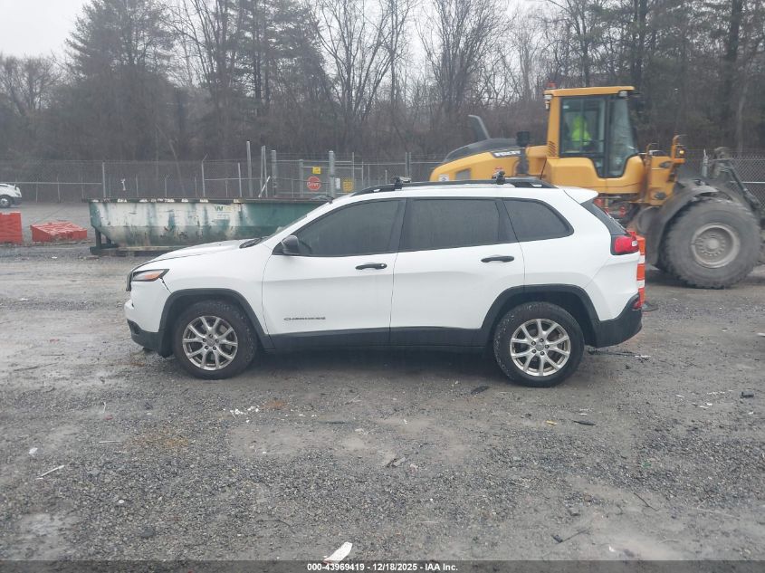 2017 Jeep Cherokee Sport Fwd VIN: 1C4PJLAB7HW549135 Lot: 43969419