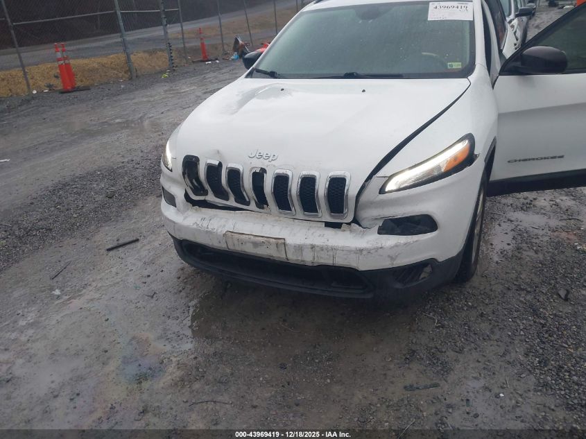 2017 Jeep Cherokee Sport Fwd VIN: 1C4PJLAB7HW549135 Lot: 43969419