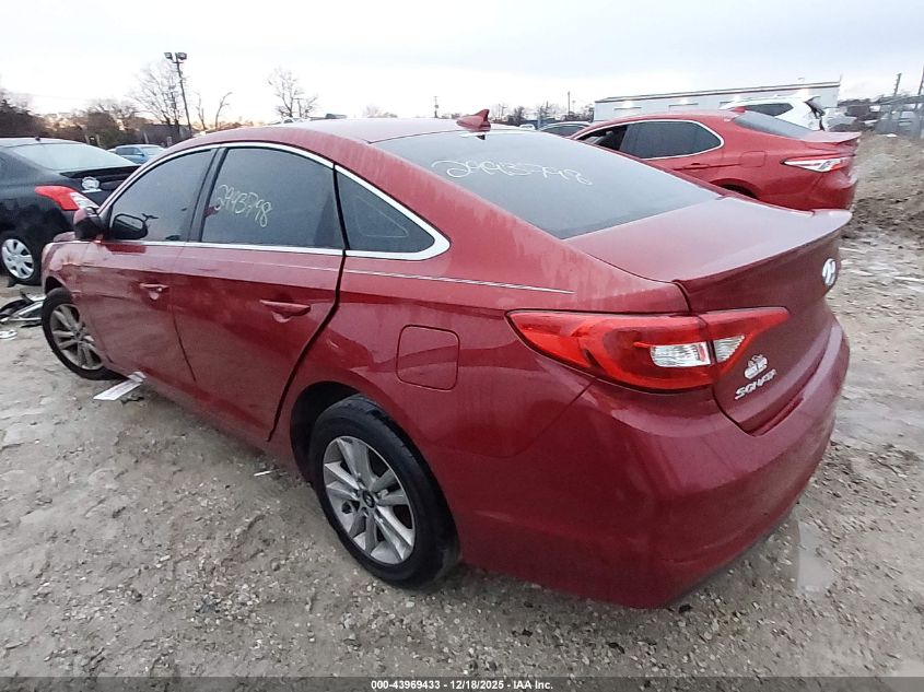 2016 Hyundai Sonata Se VIN: 5NPE24AF9GH300790 Lot: 43969433
