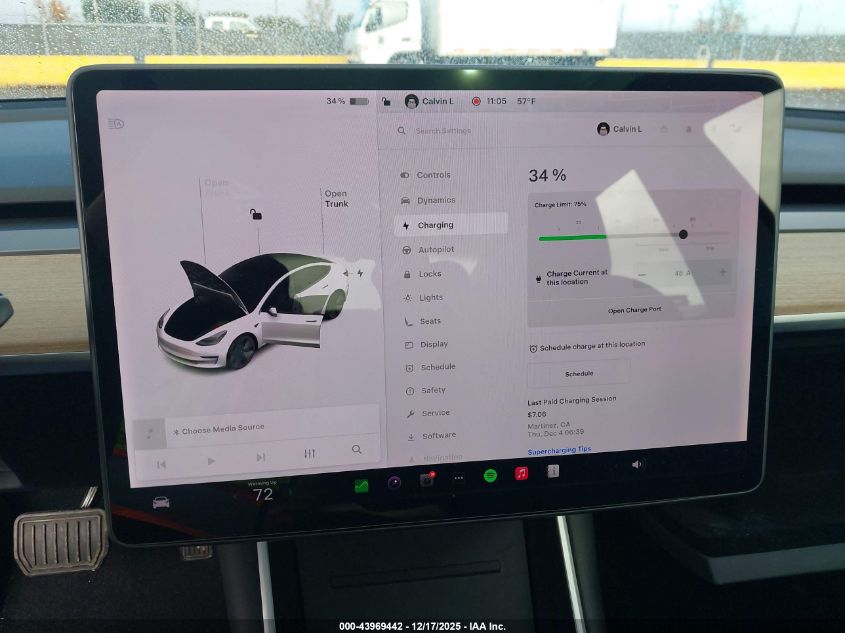 2020 Tesla Model 3 Long Range Dual Motor All-Wheel Drive VIN: 5YJ3E1EB0LF711377 Lot: 43969442