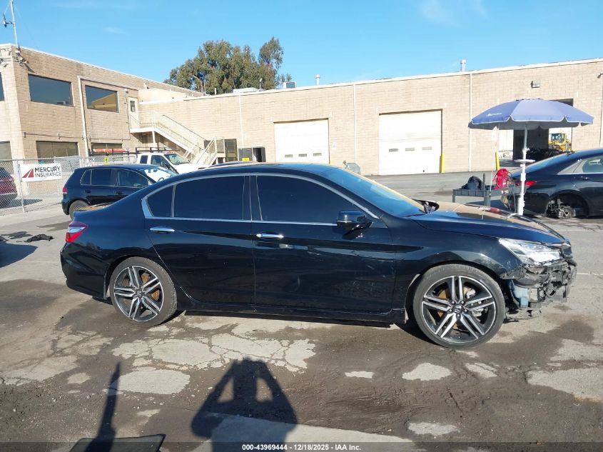 2017 Honda Accord Touring V6 VIN: 1HGCR3F96HA013935 Lot: 43969444