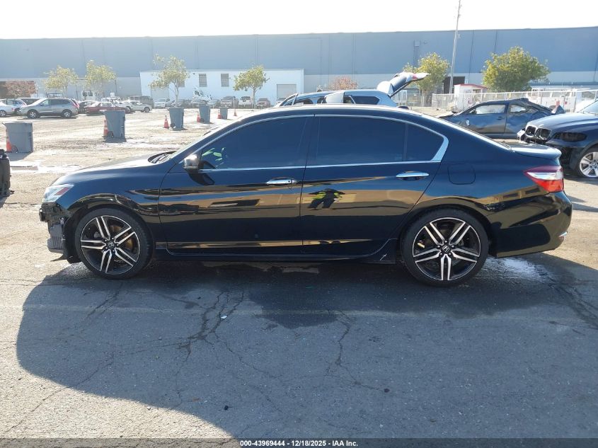 2017 Honda Accord Touring V6 VIN: 1HGCR3F96HA013935 Lot: 43969444
