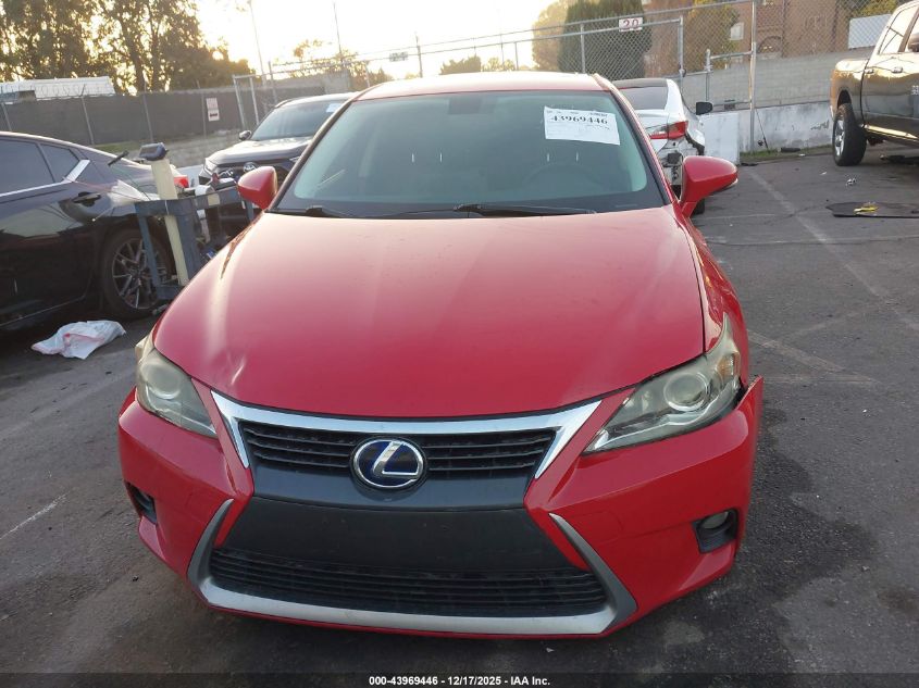 2014 Lexus Ct 200H VIN: JTHKD5BHXE2180126 Lot: 43969446