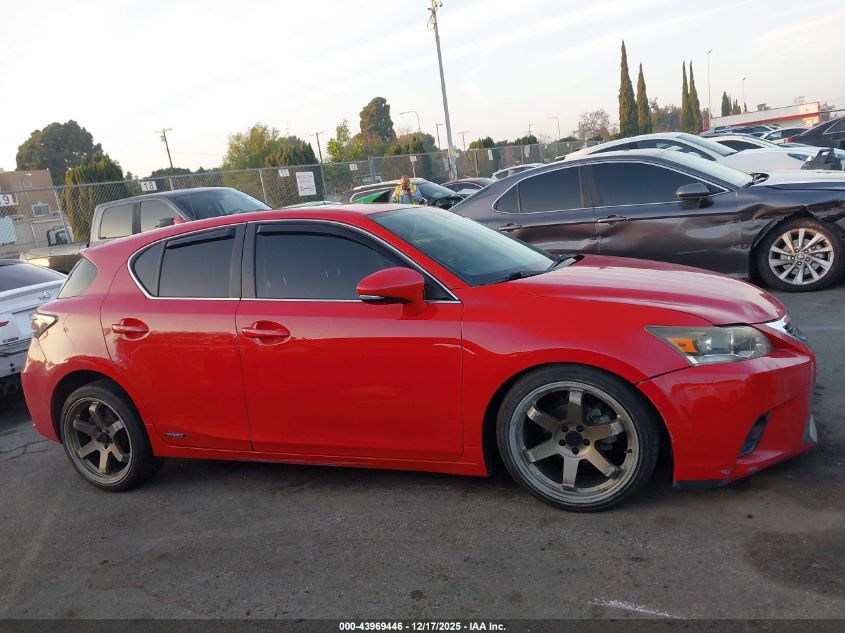2014 Lexus Ct 200H VIN: JTHKD5BHXE2180126 Lot: 43969446