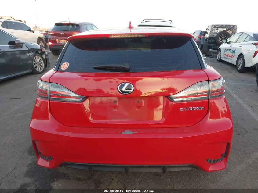 2014 Lexus Ct 200H VIN: JTHKD5BHXE2180126 Lot: 43969446