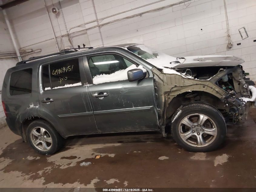 2013 Honda Pilot Ex-L VIN: 5FNYF4H56DB009785 Lot: 43969451