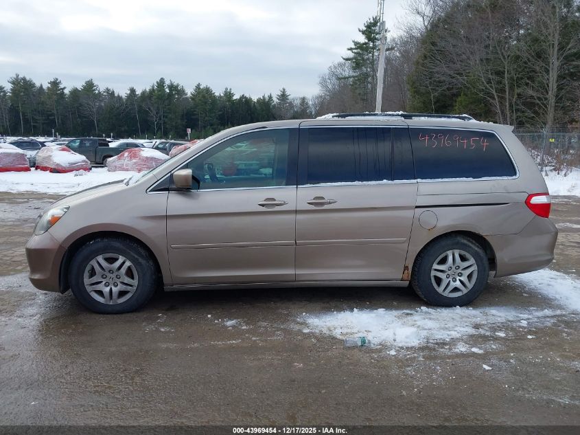 2007 Honda Odyssey Ex-L VIN: 5FNRL38707B068232 Lot: 43969454