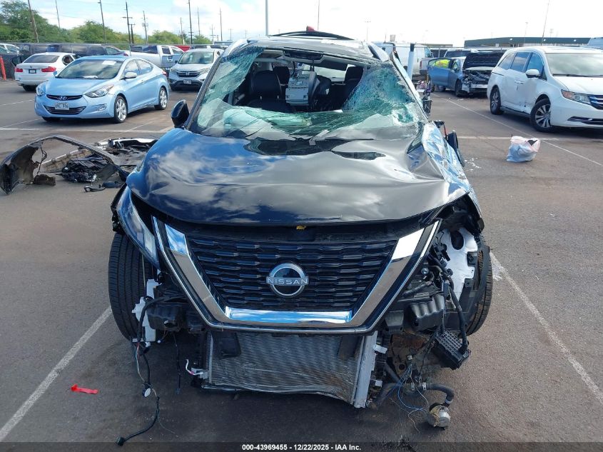 2022 Nissan Rogue Sv Fwd VIN: 5N1BT3BAXNC733262 Lot: 43969455