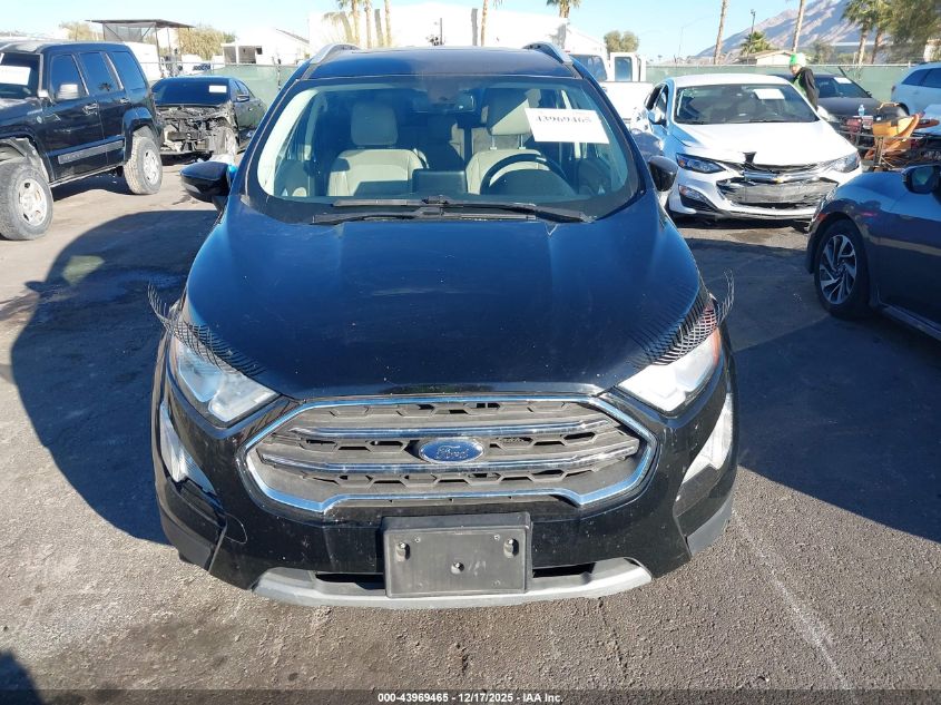2019 Ford Ecosport Titanium VIN: MAJ3S2KE3KC276384 Lot: 43969465