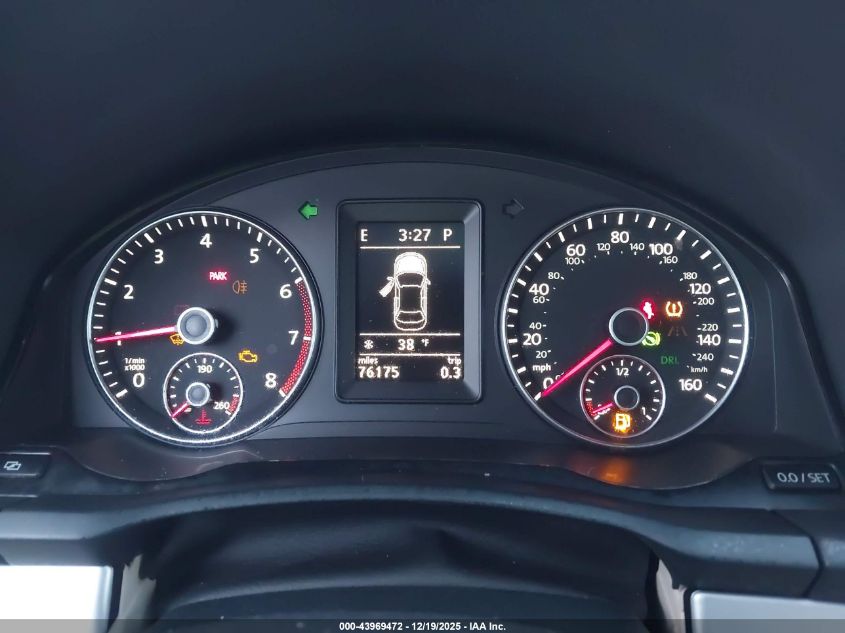 2012 Volkswagen Eos Komfort VIN: WVWBW7AH5CV006887 Lot: 43969472