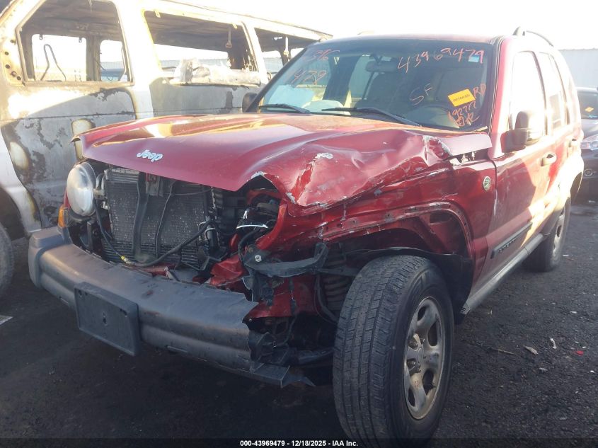 2007 Jeep Liberty Sport VIN: 1J4GL48K37W660974 Lot: 43969479