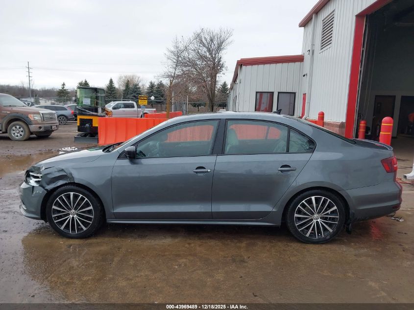 2016 Volkswagen Jetta 1.8T Sport VIN: 3VWD17AJ9GM400545 Lot: 43969489