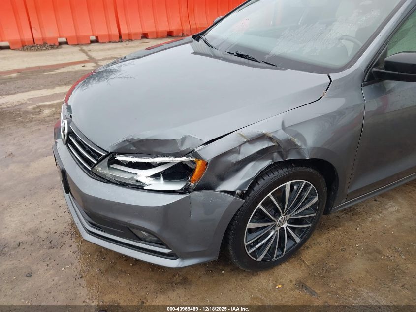 2016 Volkswagen Jetta 1.8T Sport VIN: 3VWD17AJ9GM400545 Lot: 43969489