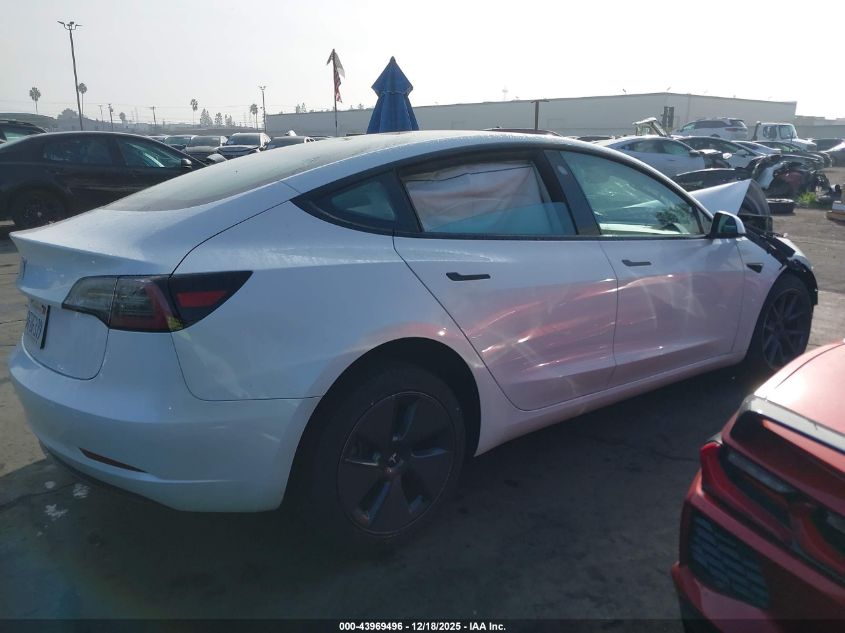 2023 Tesla Model 3 Rear-Wheel Drive VIN: 5YJ3E1EA2PF482200 Lot: 43969496