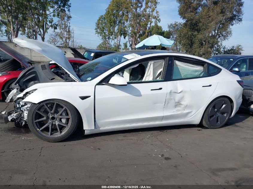 2023 Tesla Model 3 Rear-Wheel Drive VIN: 5YJ3E1EA2PF482200 Lot: 43969496