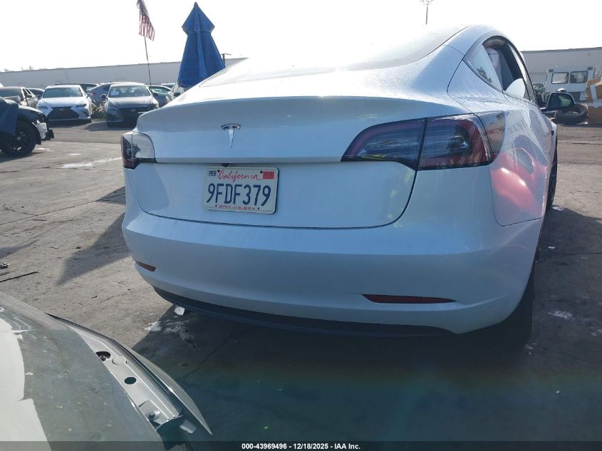 2023 Tesla Model 3 Rear-Wheel Drive VIN: 5YJ3E1EA2PF482200 Lot: 43969496