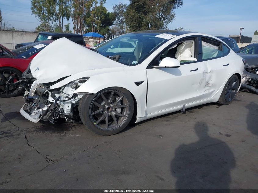 2023 Tesla Model 3 Rear-Wheel Drive VIN: 5YJ3E1EA2PF482200 Lot: 43969496