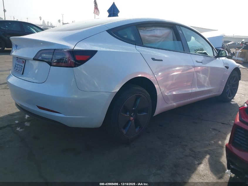 2023 Tesla Model 3 Rear-Wheel Drive VIN: 5YJ3E1EA2PF482200 Lot: 43969496