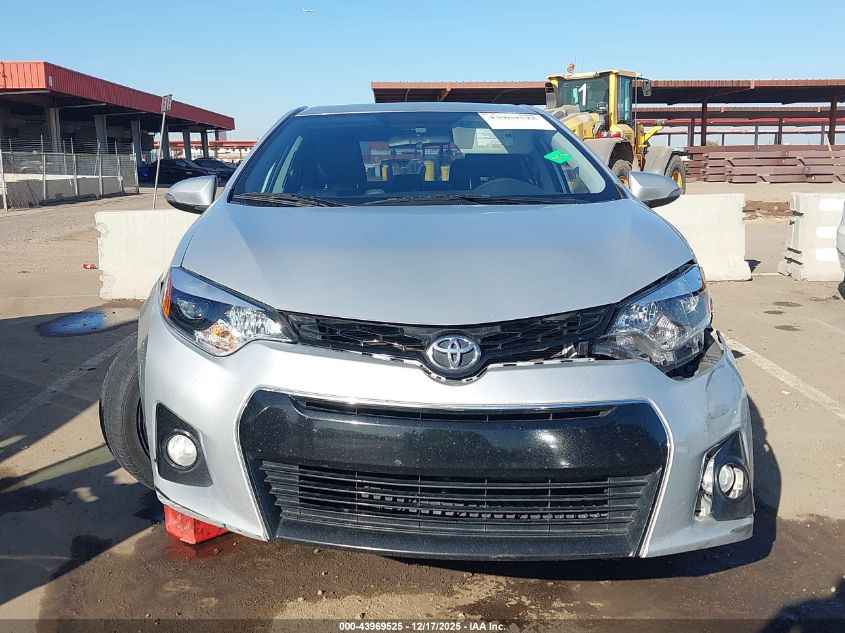 2014 Toyota Corolla S Plus VIN: 5YFBURHE6EP095632 Lot: 43969525
