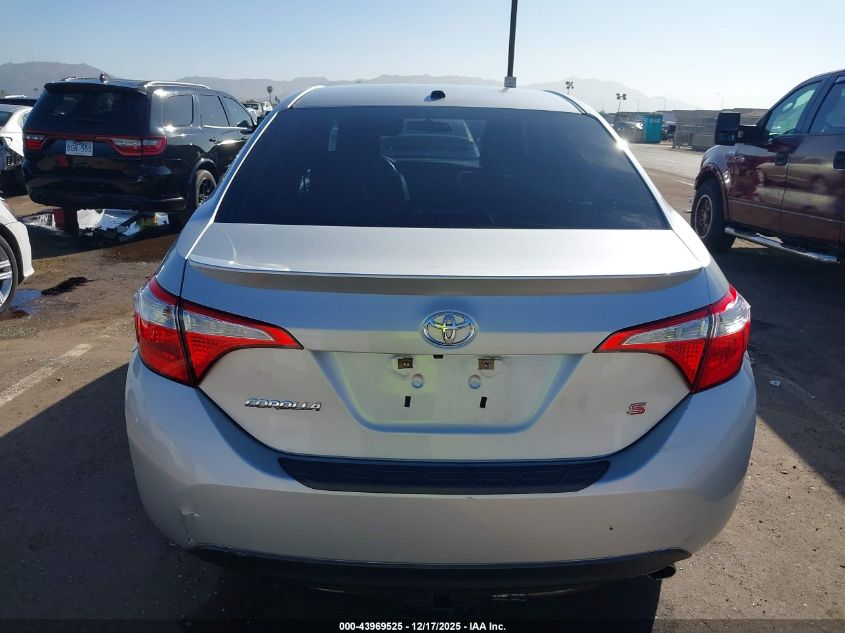 2014 Toyota Corolla S Plus VIN: 5YFBURHE6EP095632 Lot: 43969525