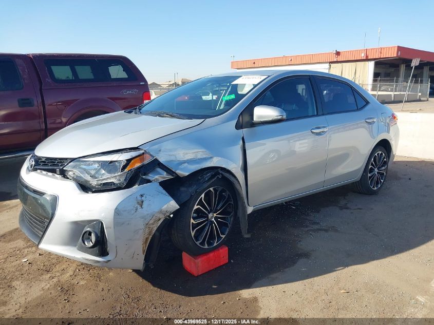 2014 Toyota Corolla S Plus VIN: 5YFBURHE6EP095632 Lot: 43969525