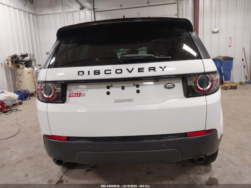 2016 Land Rover Discovery Sport Hse VIN: SALCR2BG7GH592509 Lot: 43969530
