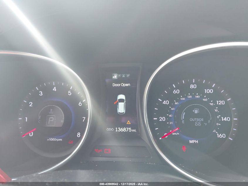 2014 Hyundai Santa Fe Sport 2.4L VIN: 5XYZU3LB1EG165874 Lot: 43969542