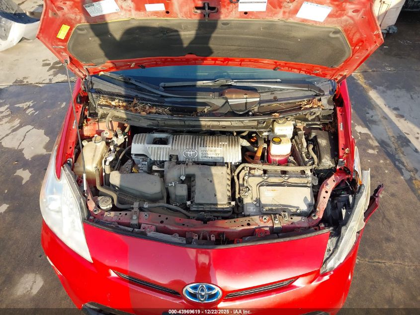2012 Toyota Prius Three VIN: JTDKN3DU2C5482860 Lot: 43969619
