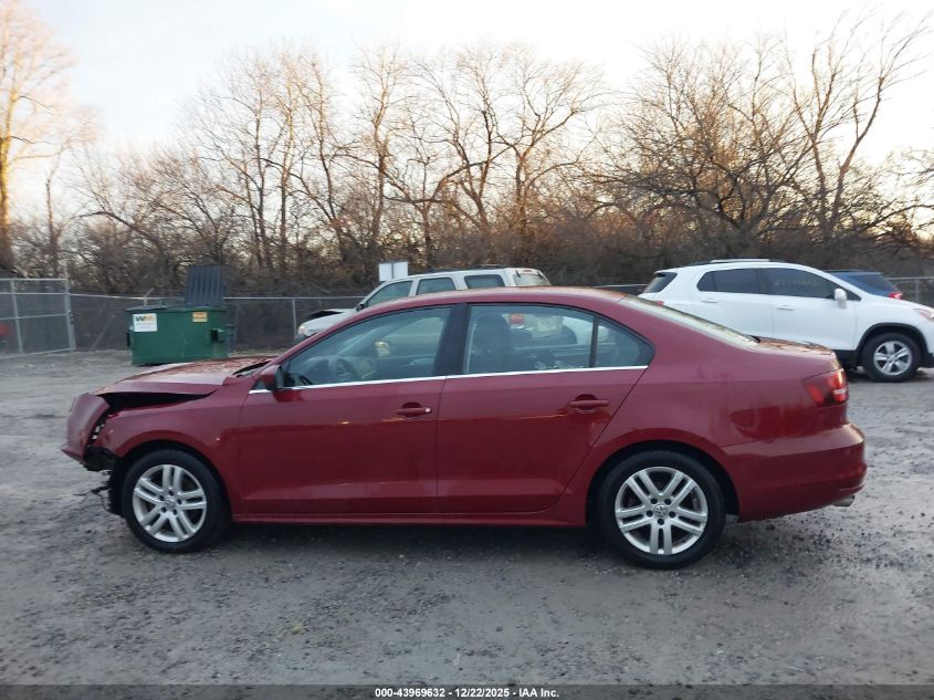 2017 Volkswagen Jetta 1.4T S VIN: 3VW2B7AJ3HM261258 Lot: 43969632