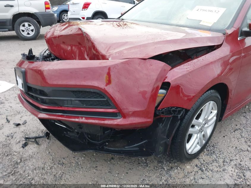 2017 Volkswagen Jetta 1.4T S VIN: 3VW2B7AJ3HM261258 Lot: 43969632