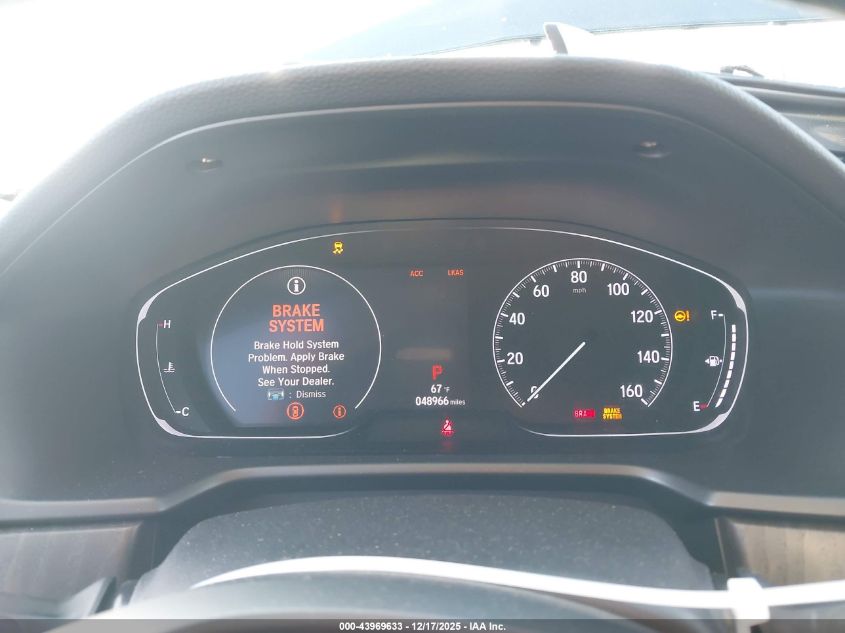 2019 Honda Accord Ex-L VIN: 1HGCV1F55KA104098 Lot: 43969633