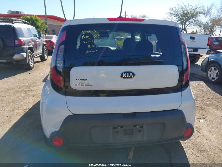2014 Kia Soul VIN: KNDJN2A26E7016431 Lot: 43969644