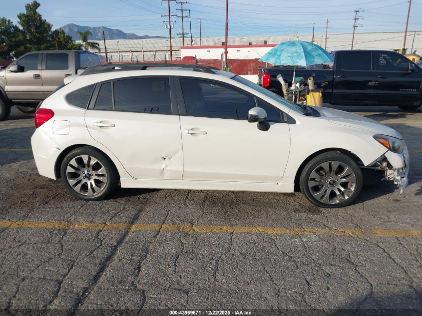 2016 Subaru Impreza 2.0I Sport Limited VIN: JF1GPAU64G8303282 Lot: 43969671