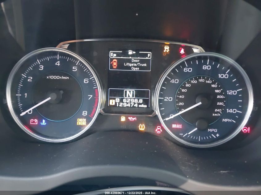 2016 Subaru Impreza 2.0I Sport Limited VIN: JF1GPAU64G8303282 Lot: 43969671