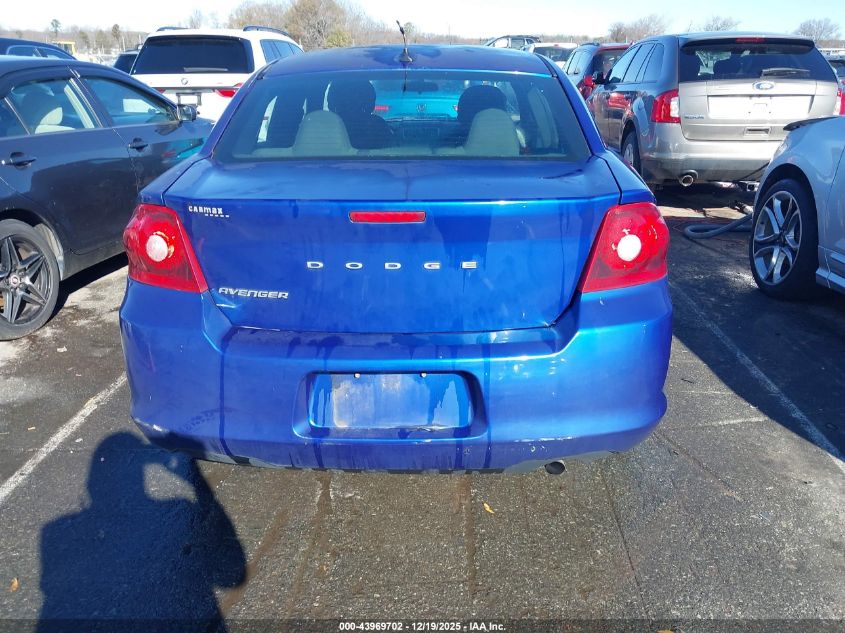 2014 Dodge Avenger Se VIN: 1C3CDZAB8EN196323 Lot: 43969702