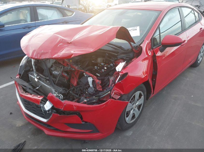 2017 Chevrolet Cruze Ls Auto VIN: 1G1BC5SM8H7244942 Lot: 43969708