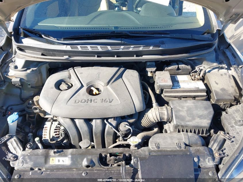 2013 Hyundai Elantra Limited VIN: 5NPDH4AEXDH213848 Lot: 43969710